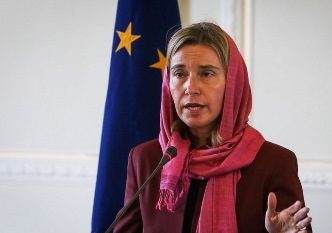 بیانیه مشترک موگرینی و سه کشور اروپایی در پاسخ به تحریم های آمریکا علیه ایران: قوانین «مسدودساز» تحریمی از فردا اجرایی می شوند