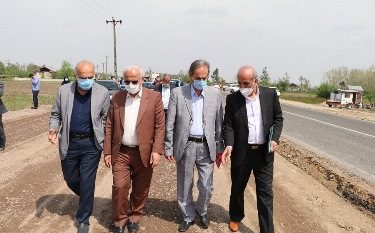 بازدید مسئولین از  پروژه های  شهرستان شفت
