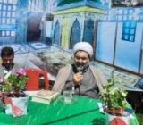 آیین افتتاح آینه کاری ، سنگ کاری و نصب گنبد حرمین مطهر امامزاده اسحاق (ع) و خیرالنساء (س) برگزار شد