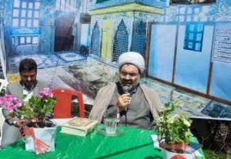 آیین افتتاح آینه کاری ، سنگ کاری و نصب گنبد حرمین مطهر امامزاده اسحاق (ع) و خیرالنساء (س) برگزار شد