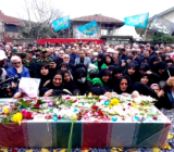 تشیع پیکر پاک شهید گمنام بر      دوش        احمدسرگورابی‌ها