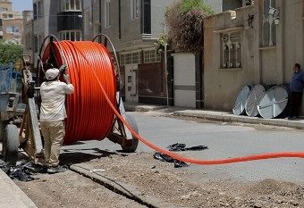 پروژه فیبرنوری ۲۰ شهر گیلان در مراحل پایانی است